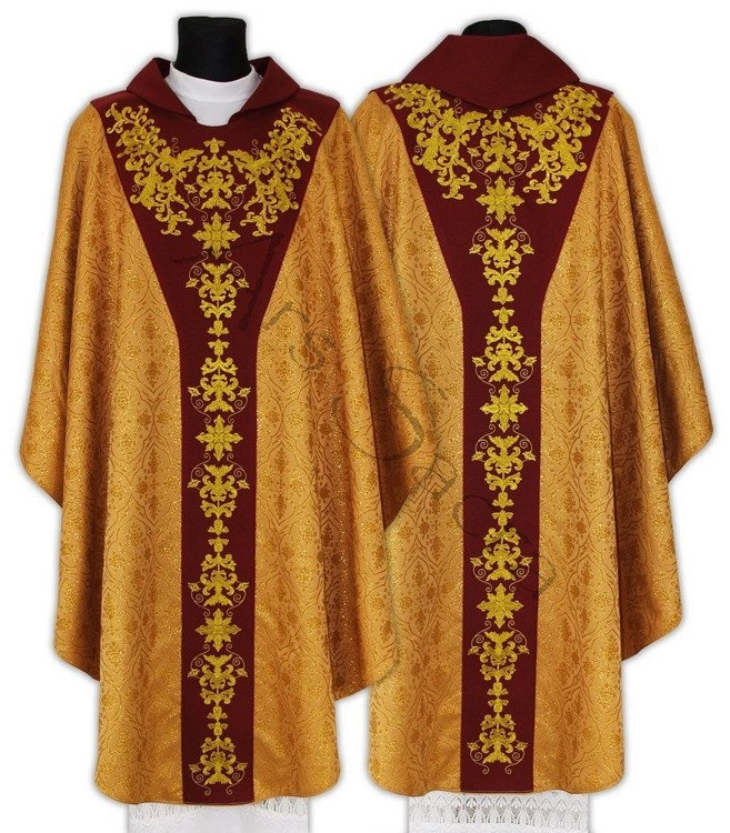 Casulla semigótica Y652 GC16 ES Ars Sacra