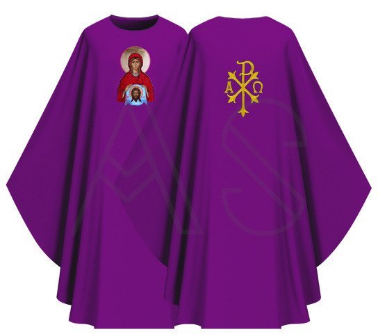 Chasuble gothique "Sainte Véronique" G434-F27