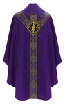 Chasuble semi-gothique "Alfa & Omega" Y211-F25