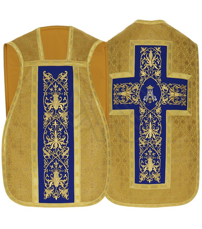 Marian Roman chasuble	R749-GN16