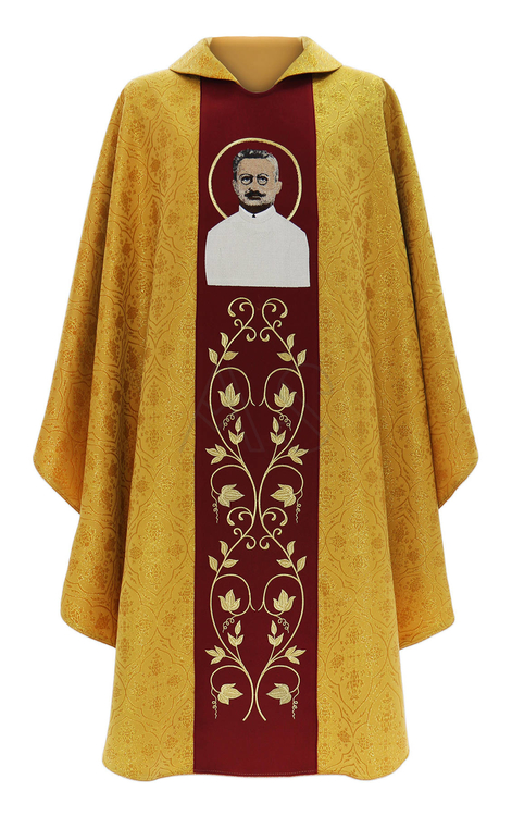 Casulla gótica  "Giuseppe Moscati" 482-GC16