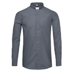 Chemise de prêtre graphite, manches longues KD-SZ2