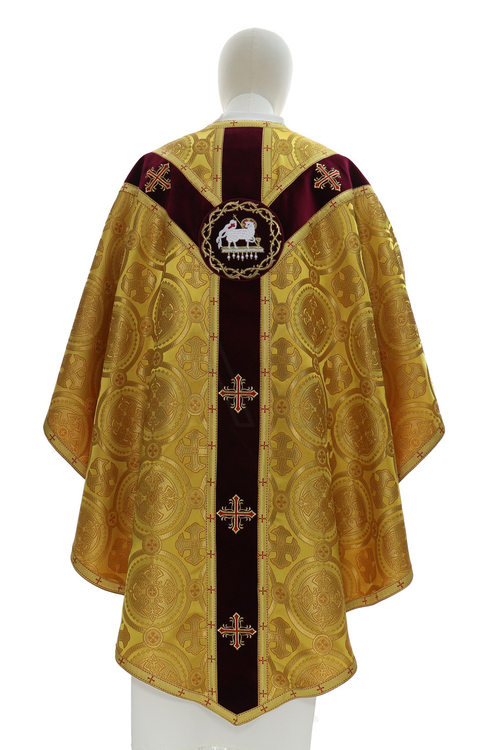 Chasuble semi gothique "Agneau" GY821-AGCC8