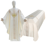 Chasuble semi-gothique avec drap mortuaire FUGY210-25