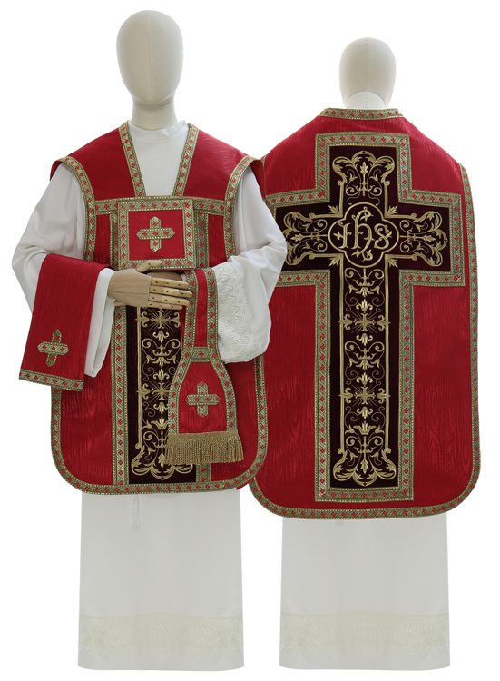 Roman chasuble Moire R941-A90