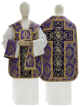 Casula romana "Cuore di Gesù, Maria, Giuseppe" R822-AF9