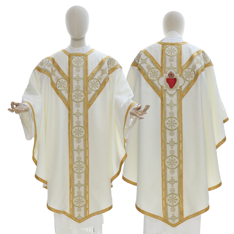 Halbgotische Kasel "Herz Jesu" GY882-AK26