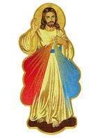 Embroidered Applique "Divine Mercy"