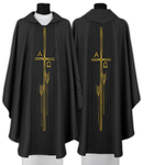 Casula gotica "Alpha & Omega" 678-C