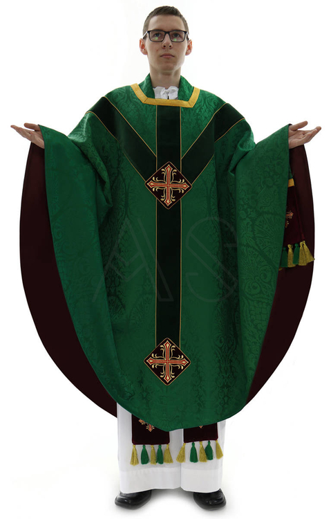Casula, bursa, manipolo, velo del calice SETC836-12