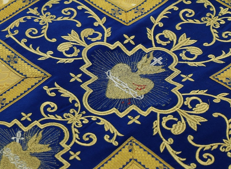 Casula romana "Cuore di Gesù, Maria, Giuseppe" R822-AKN9