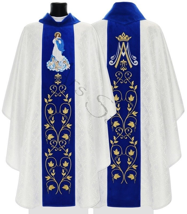 Gothic Chasuble "Our Lady of the Assumption" 411-ASN14g