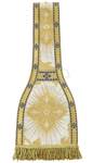 Chasuble romaine "Coeur de Jésus, Marie, Joseph" R822-AKN9