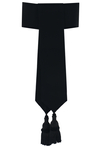 Black sash cincture with tassels CIN-CZp