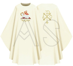 Chasuble gothique "Agneau" G705-B