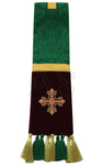 Conical chasuble, burse, maniple, chalice veil SETC836-12