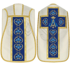 Casulla romana mariana R766-KN25