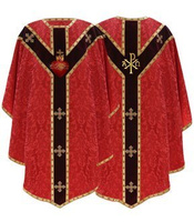 Chasuble semi-gothique "Coeur de Jésus" GY829-AC26