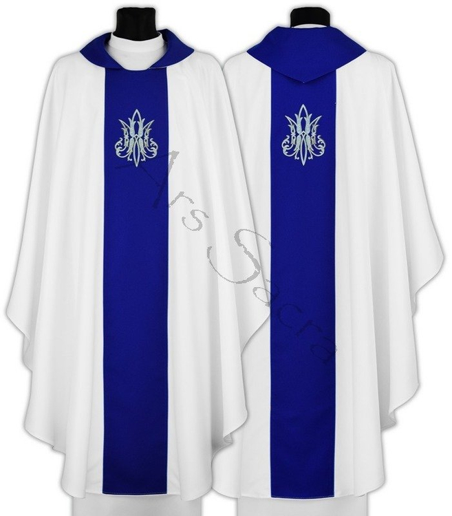 Chasuble gothique mariale  696-BN