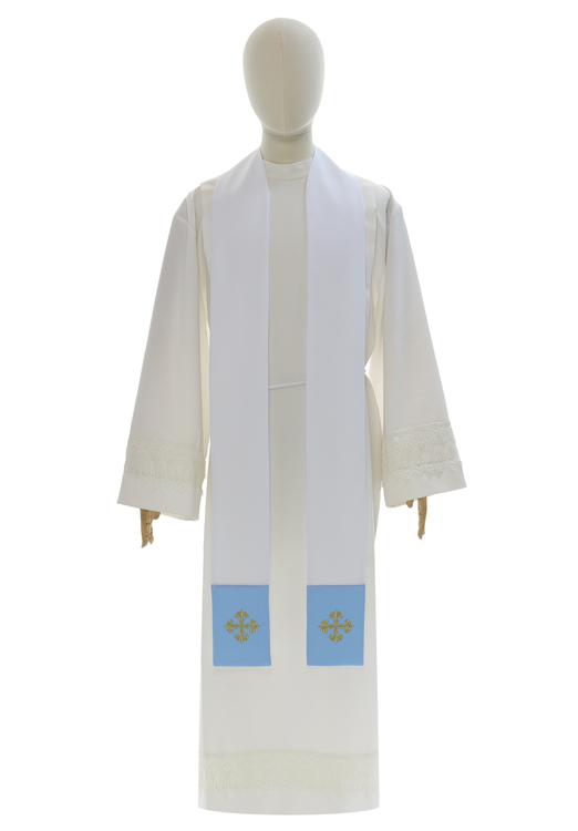 Chasuble gothique mariale  697-BN