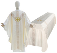 Chasuble semi-gothique avec drap mortuaire FUGY210-25