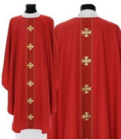 Chasuble gothique '"Croix de Malte" G104-C