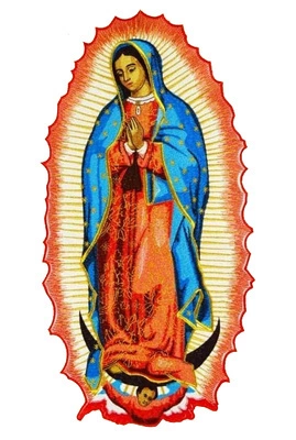 Embroidered Applique "Guadalupe"