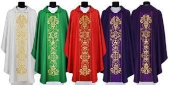 Set of 4 chasubles SET-044