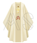 Chasuble gothique "Jésus est ressuscité" G444-AK