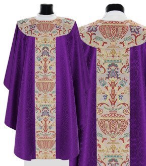 Chasuble gothique „Tapisserie du couronnement” GT115-F25