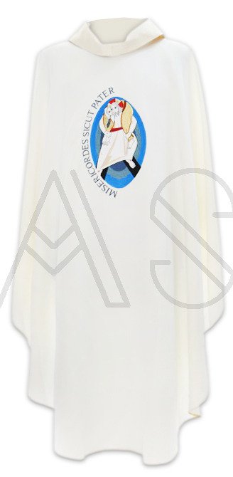 Chasuble gothique "Année de la Miséricorde" - en stock, expédition sous 24h
