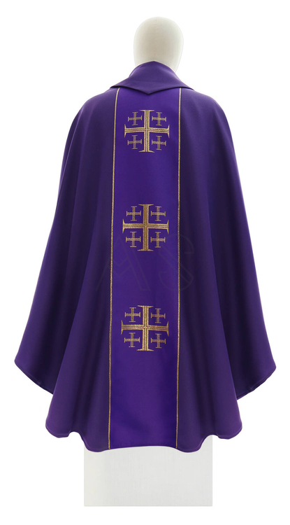Gotische Kasel "Jerusalemkreuze" 009-F