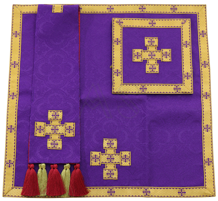 Burse, maniple, chalice veil VMBC074-KC25