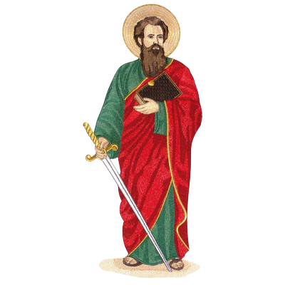 Applique brodée "Saint Paul"