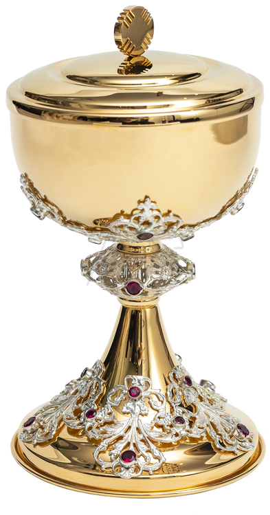 Ciborium decorated with rubies