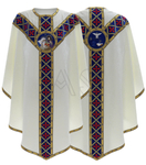 Casulla semi gótica "Navidad" GY476-AKN26