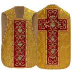 Casula romana "Cuore di Gesù, Maria, Giuseppe" R822-AGC9