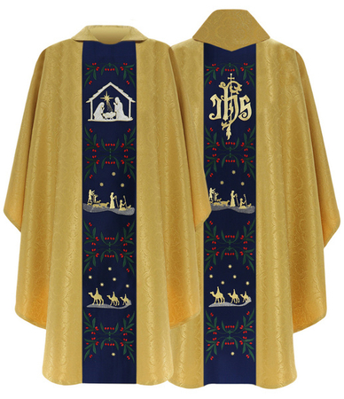 Chasuble gothique "Noël"
