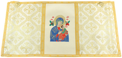 Marian Humeral Veil "Our Lady of Perpetual Help" WKR4-AK50