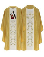 Chasuble mariale "Sainte Thérèse" 463-GK25