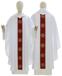 Chasuble gothique '"Croix de Jérusalem" 103-BC