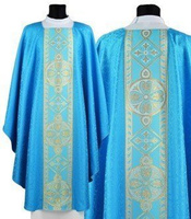 Chasuble gothique mariale G013-N25