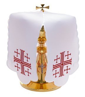 Voile de ciboire "Croix de Jérusalem" SP-09-C