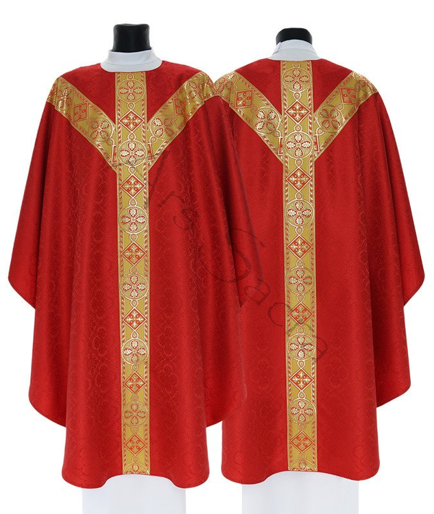 Casulla semigótica GY114-C25