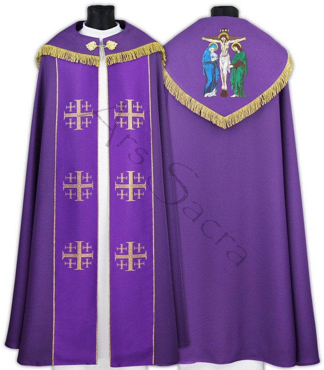 Gothic Cope "Crucifixion" K009-Fh6f