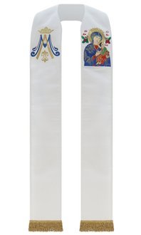 Gothic stole "Our Lady of Perpetual Help" SH24-B