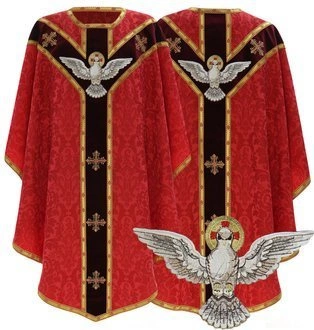 Chasuble semi-gothique "Saint Esprit" GY824-AC26