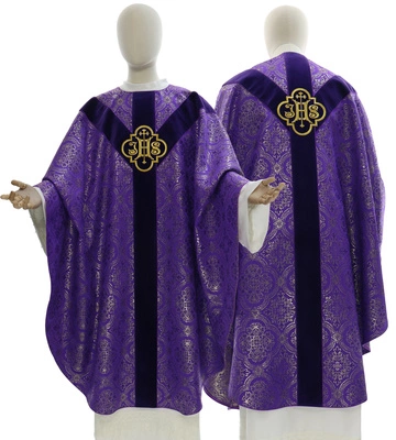 Semi Gothic Chasuble "IHS" GY208-AF14