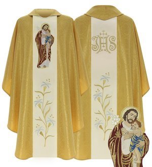 Casulla gótica "Saint Joseph" 471-GK25