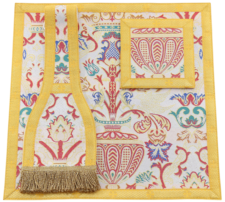 Burse, maniple, chalice veil „Coronation tapestry” VMB115